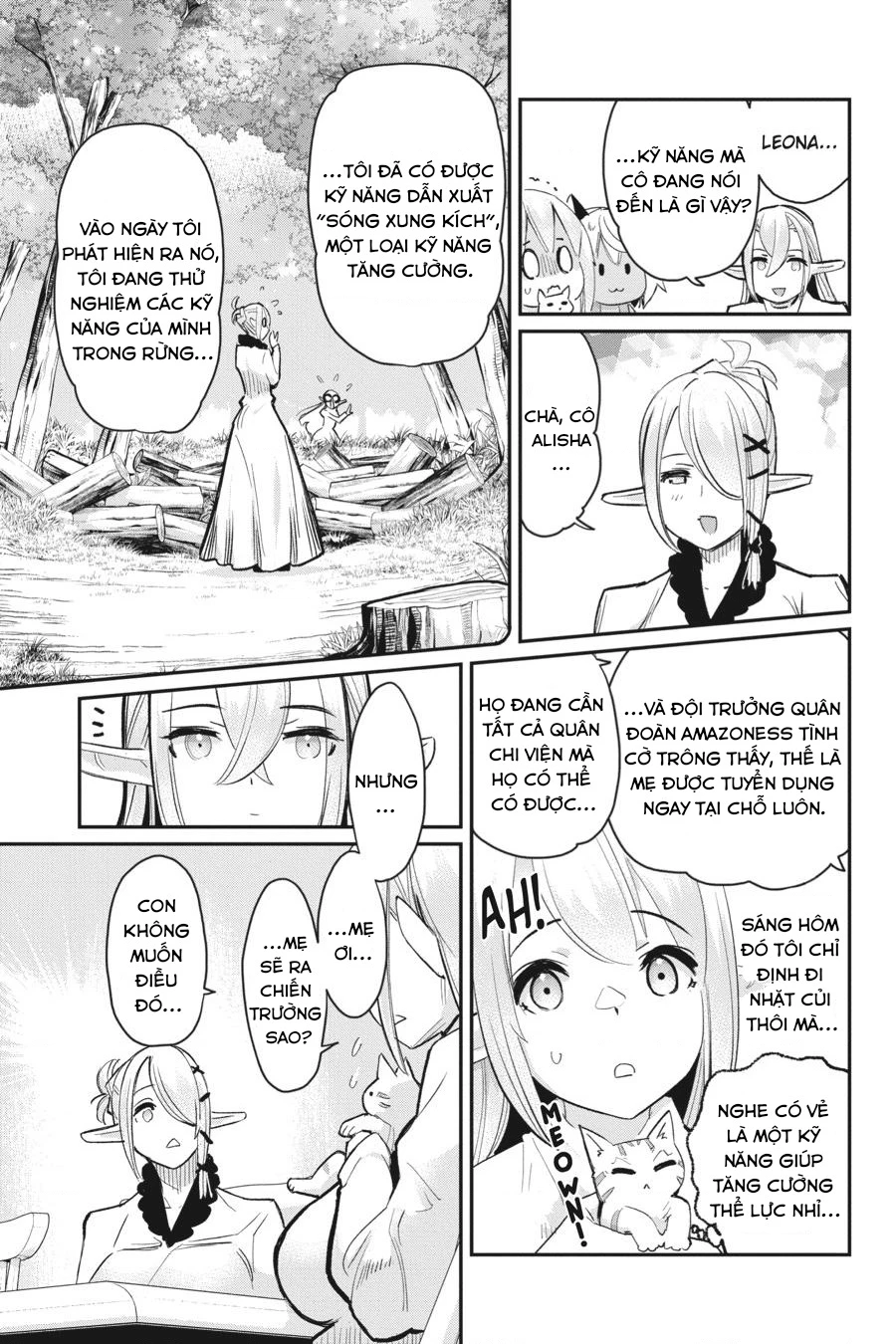 "Behemoth" Hạng S bị nhầm là mèo và trở thành hiệp sĩ (thú cưng) của nàng Elf Chapter 55 - 15