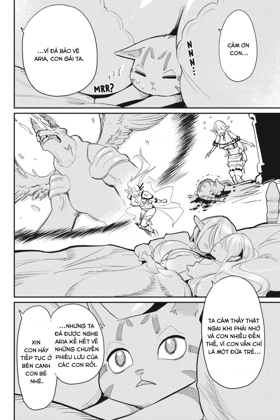 "Behemoth" Hạng S bị nhầm là mèo và trở thành hiệp sĩ (thú cưng) của nàng Elf Chapter 55 - 25
