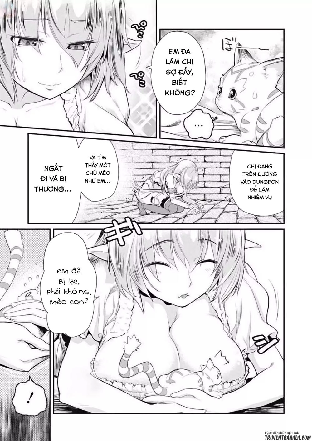 "Behemoth" Hạng S bị nhầm là mèo và trở thành hiệp sĩ (thú cưng) của nàng Elf Chapter 1 - 10