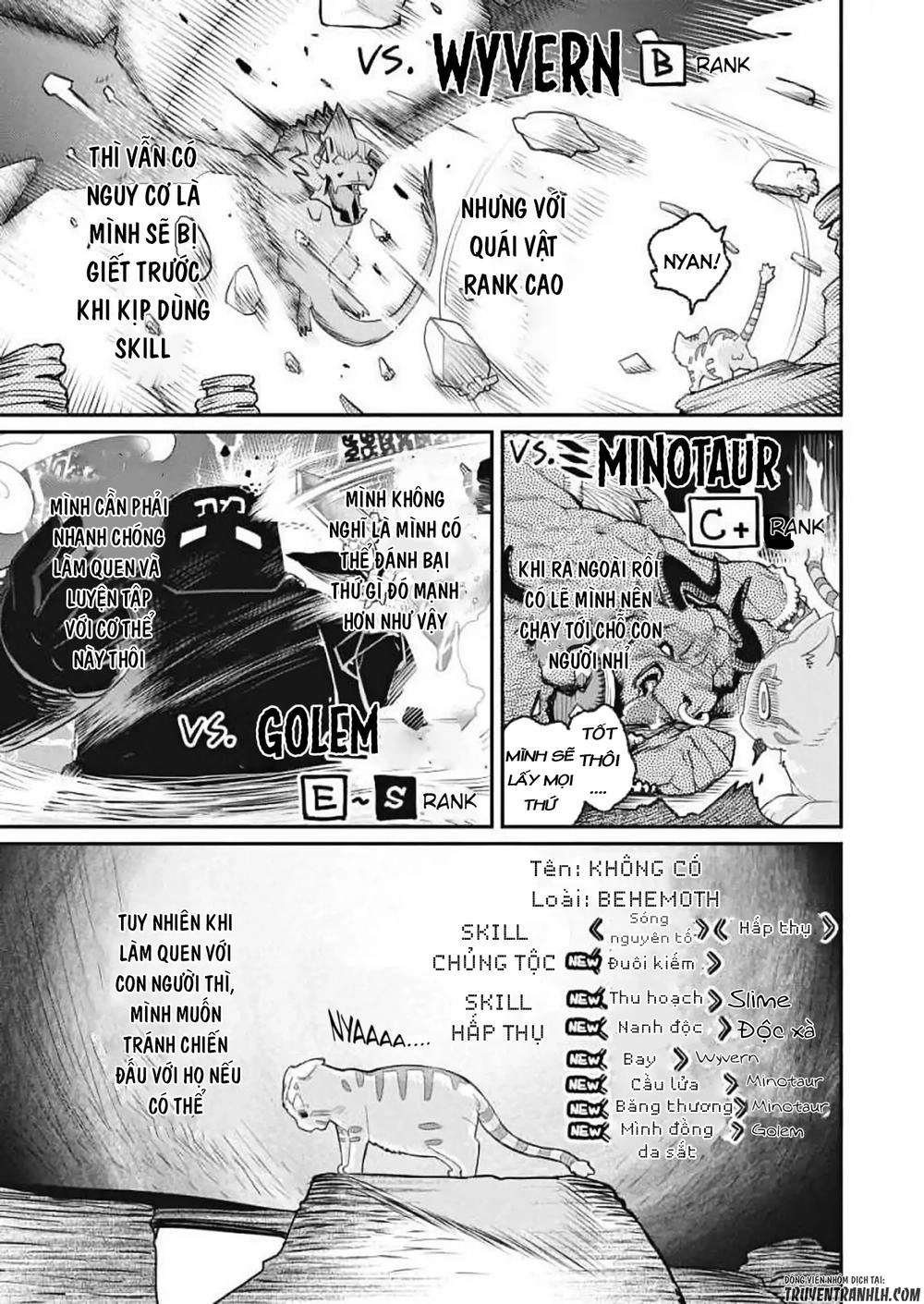 "Behemoth" Hạng S bị nhầm là mèo và trở thành hiệp sĩ (thú cưng) của nàng Elf Chapter 1 - 18