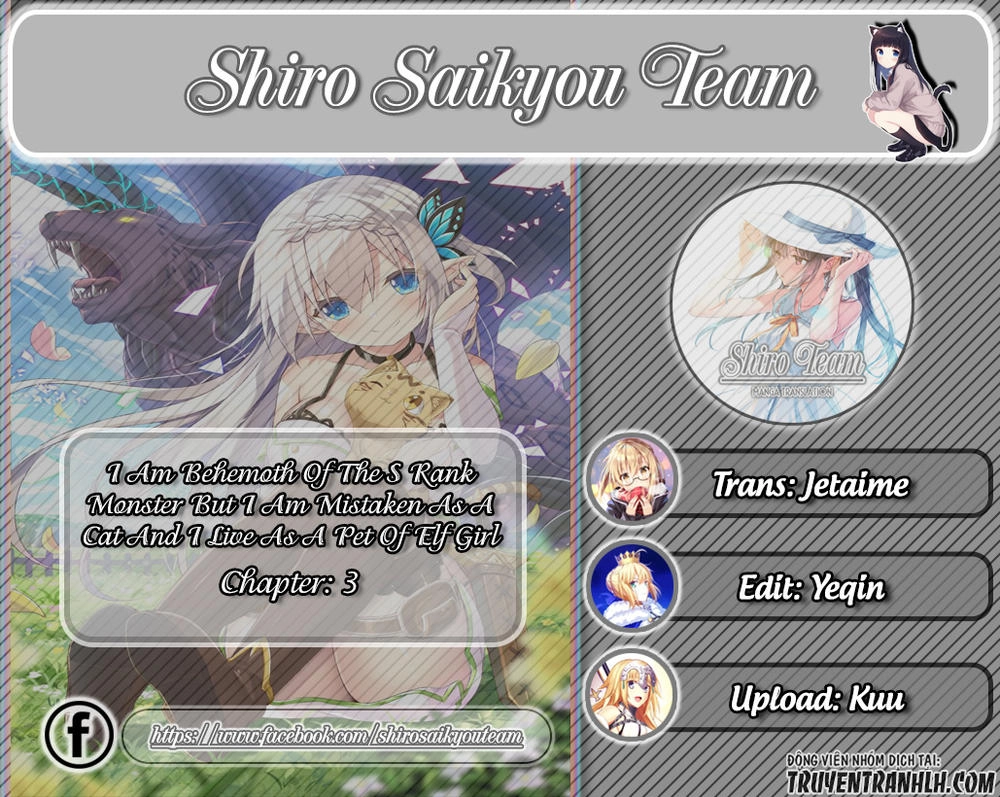 "Behemoth" Hạng S bị nhầm là mèo và trở thành hiệp sĩ (thú cưng) của nàng Elf Chapter 3 - 2