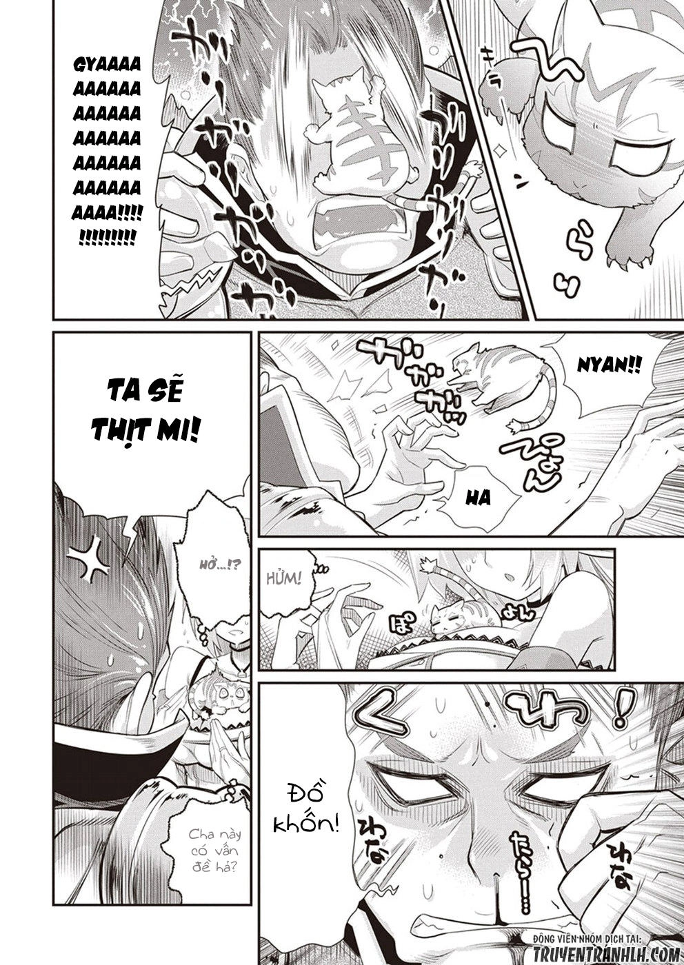 "Behemoth" Hạng S bị nhầm là mèo và trở thành hiệp sĩ (thú cưng) của nàng Elf Chapter 3 - 6