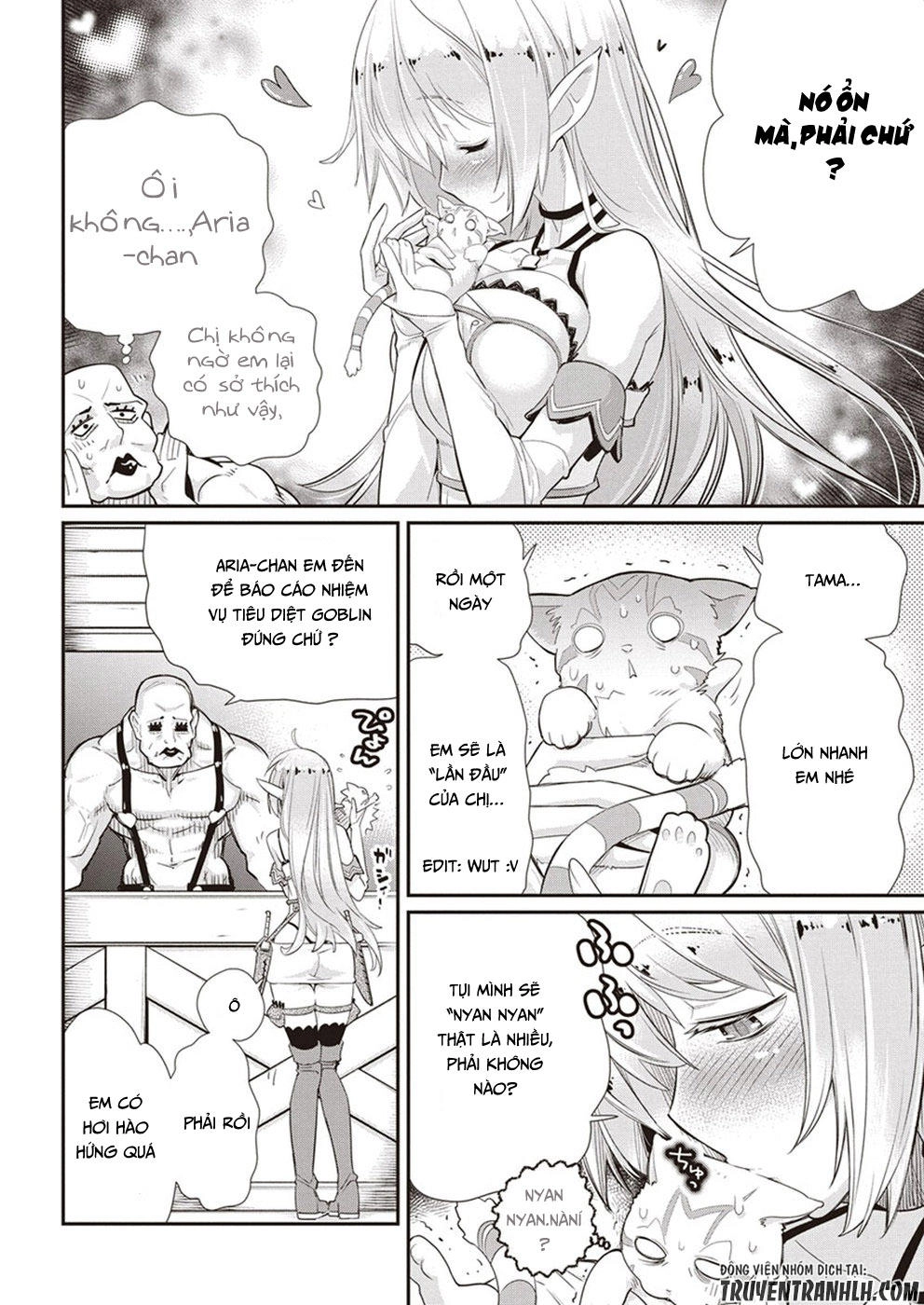 "Behemoth" Hạng S bị nhầm là mèo và trở thành hiệp sĩ (thú cưng) của nàng Elf Chapter 3 - 14