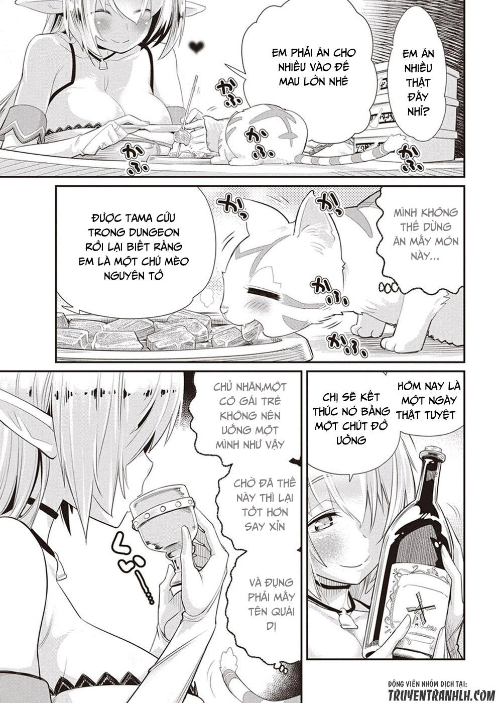 "Behemoth" Hạng S bị nhầm là mèo và trở thành hiệp sĩ (thú cưng) của nàng Elf Chapter 3 - 23