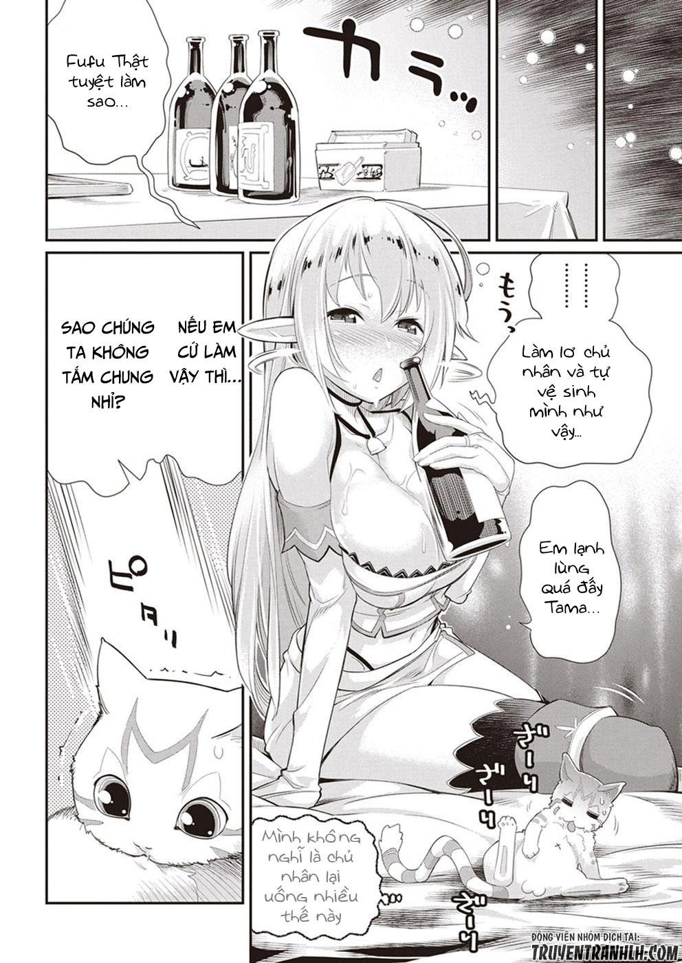 "Behemoth" Hạng S bị nhầm là mèo và trở thành hiệp sĩ (thú cưng) của nàng Elf Chapter 3 - 24