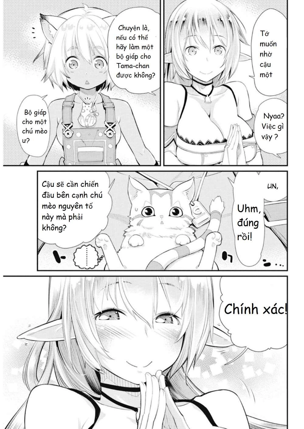 "Behemoth" Hạng S bị nhầm là mèo và trở thành hiệp sĩ (thú cưng) của nàng Elf Chapter 4 - 17