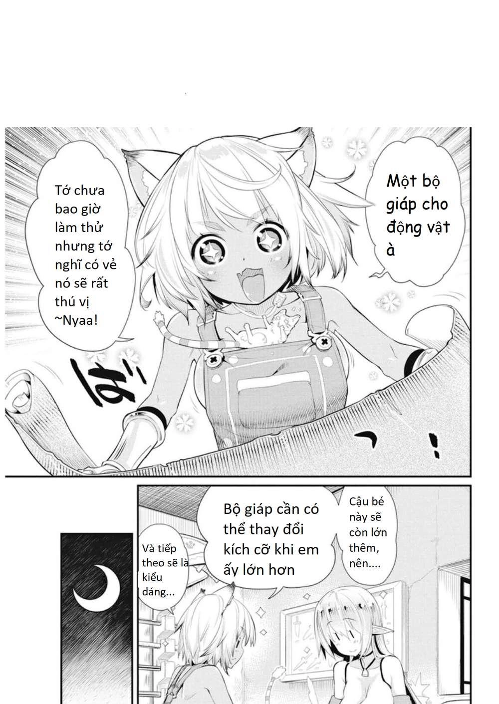 "Behemoth" Hạng S bị nhầm là mèo và trở thành hiệp sĩ (thú cưng) của nàng Elf Chapter 4 - 18