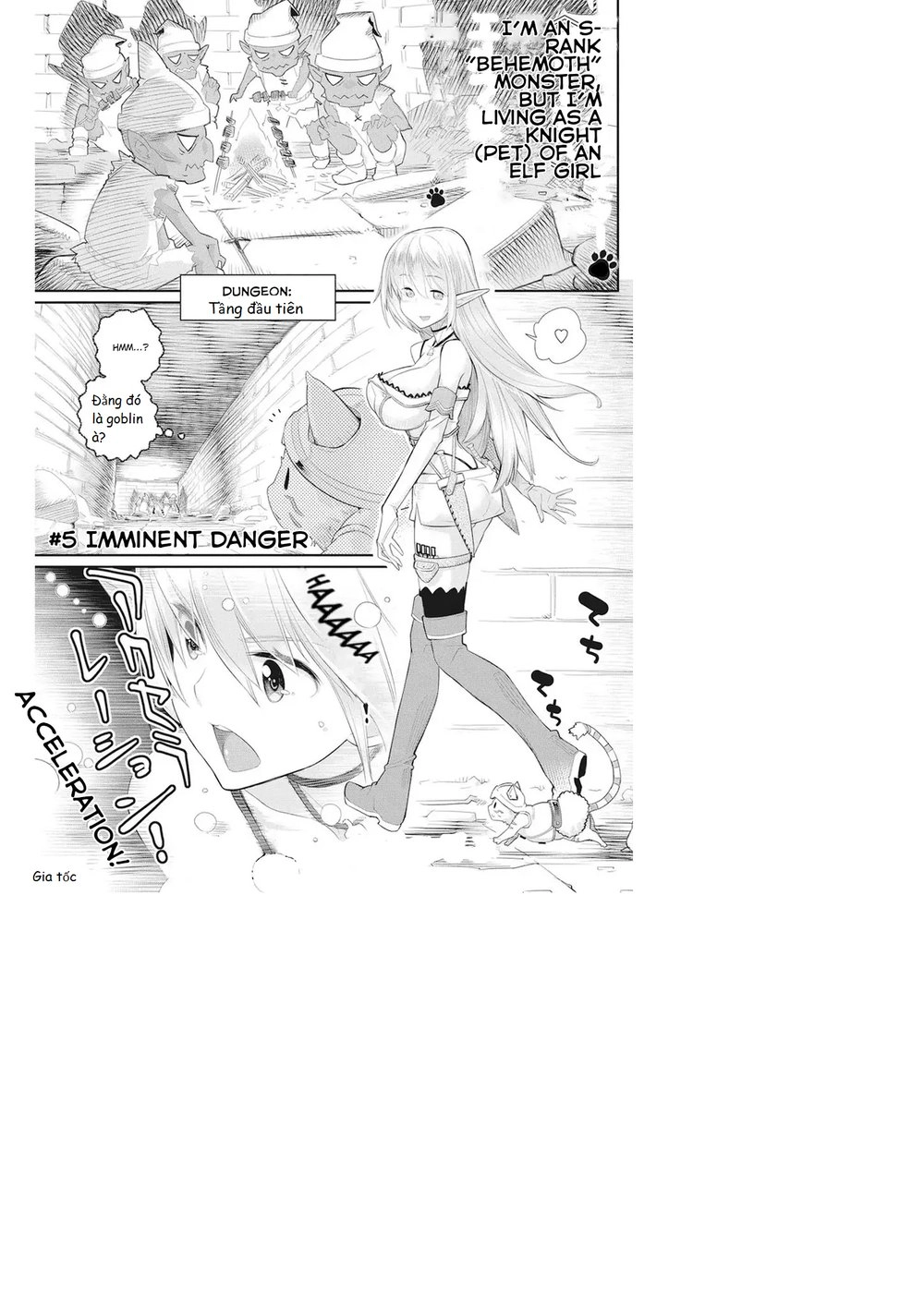 "Behemoth" Hạng S bị nhầm là mèo và trở thành hiệp sĩ (thú cưng) của nàng Elf Chapter 5 - 2