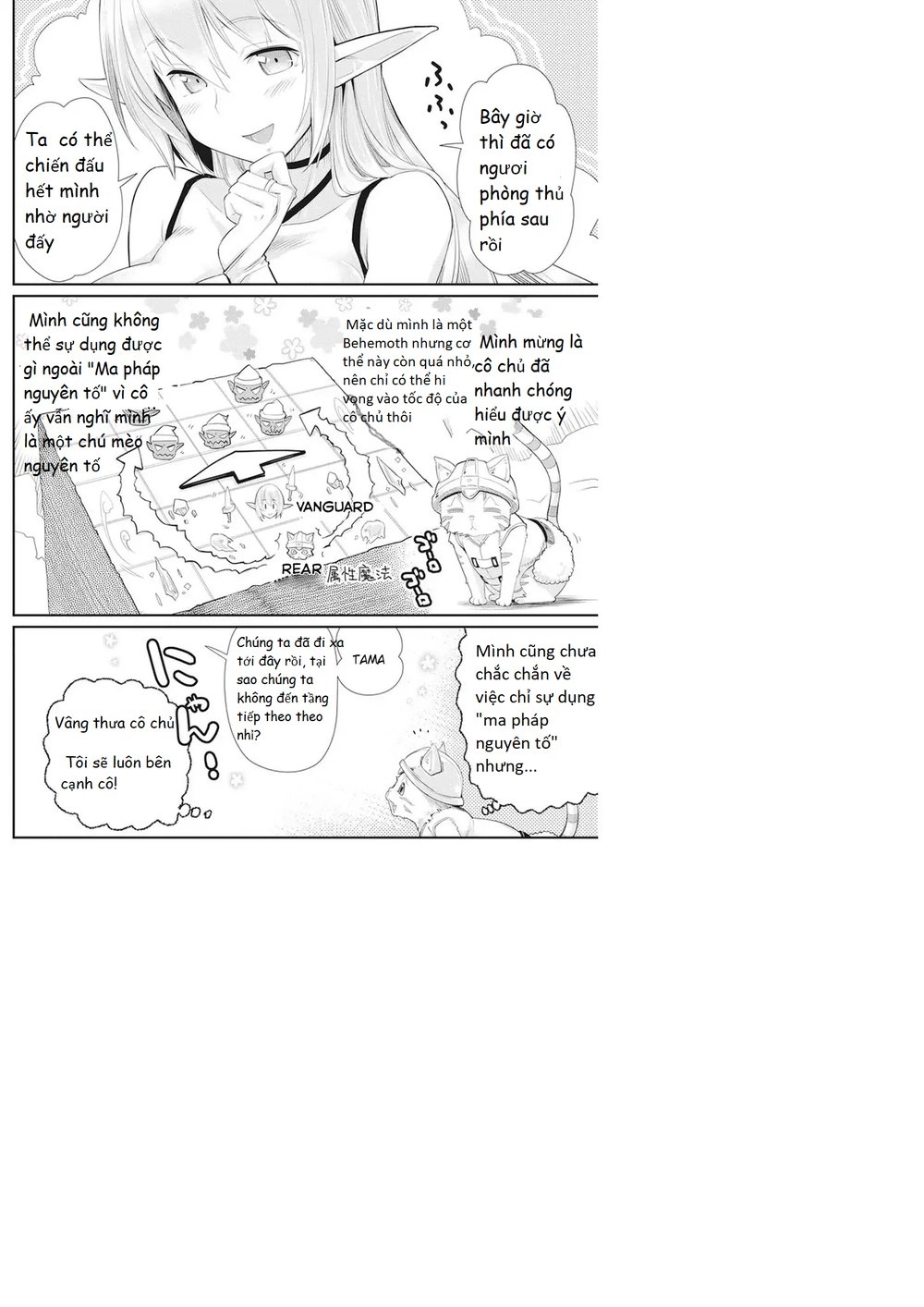 "Behemoth" Hạng S bị nhầm là mèo và trở thành hiệp sĩ (thú cưng) của nàng Elf Chapter 5 - 5