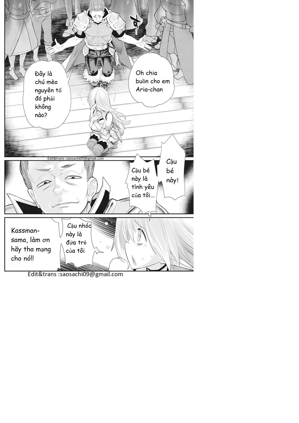 "Behemoth" Hạng S bị nhầm là mèo và trở thành hiệp sĩ (thú cưng) của nàng Elf Chapter 5 - 15