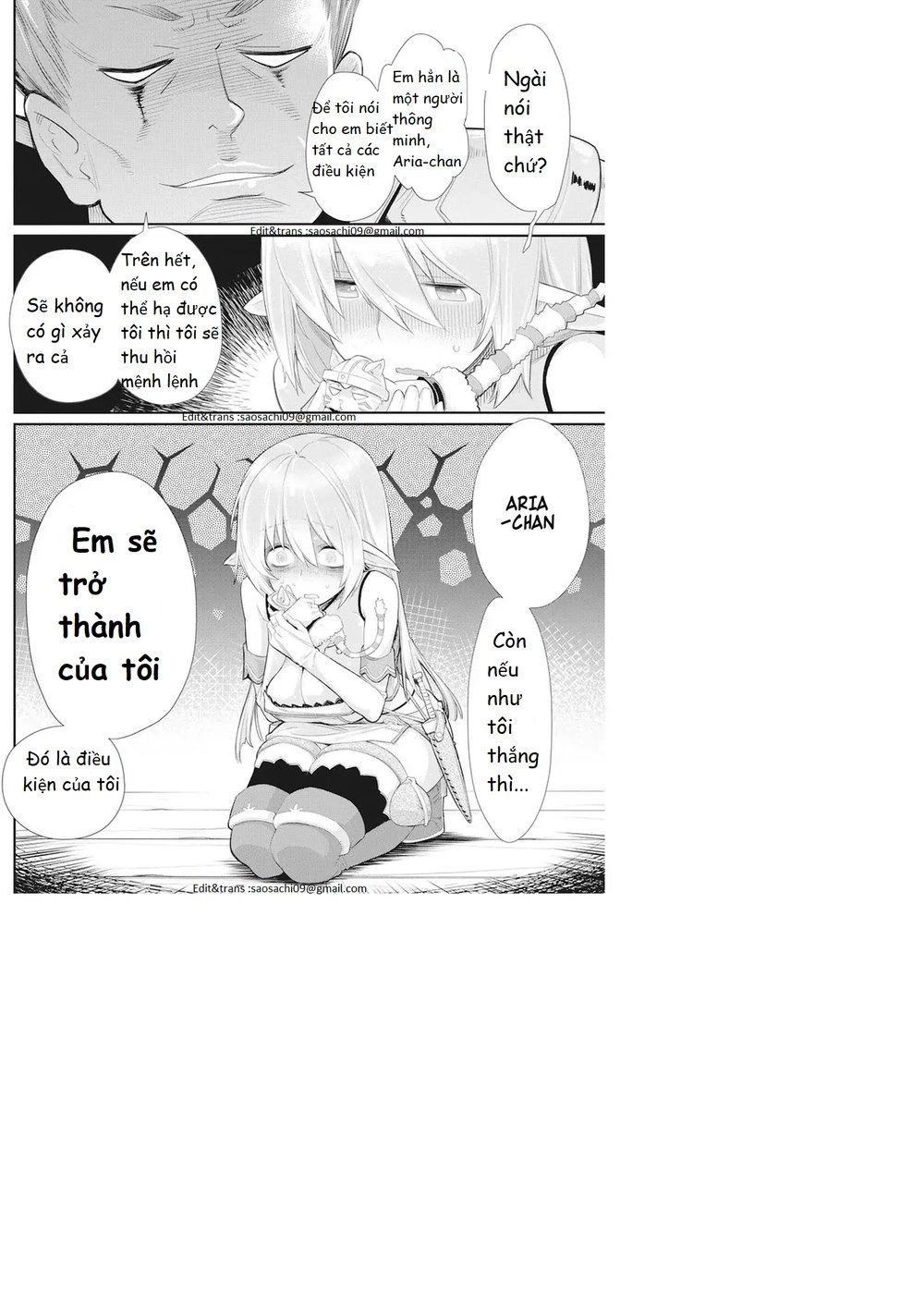 "Behemoth" Hạng S bị nhầm là mèo và trở thành hiệp sĩ (thú cưng) của nàng Elf Chapter 5 - 19