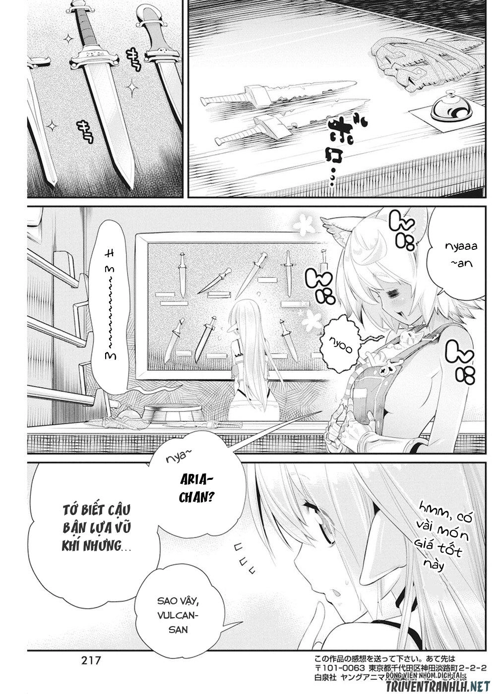 "Behemoth" Hạng S bị nhầm là mèo và trở thành hiệp sĩ (thú cưng) của nàng Elf Chapter 6 - 22