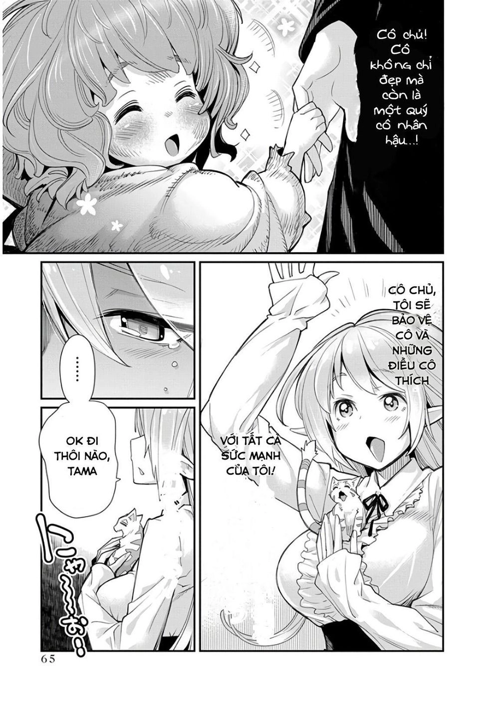 "Behemoth" Hạng S bị nhầm là mèo và trở thành hiệp sĩ (thú cưng) của nàng Elf Chapter 9 - 12