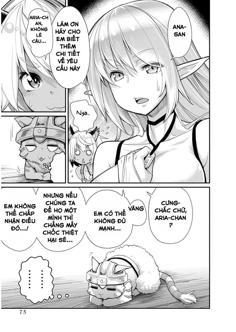 "Behemoth" Hạng S bị nhầm là mèo và trở thành hiệp sĩ (thú cưng) của nàng Elf Chapter 9 - 22