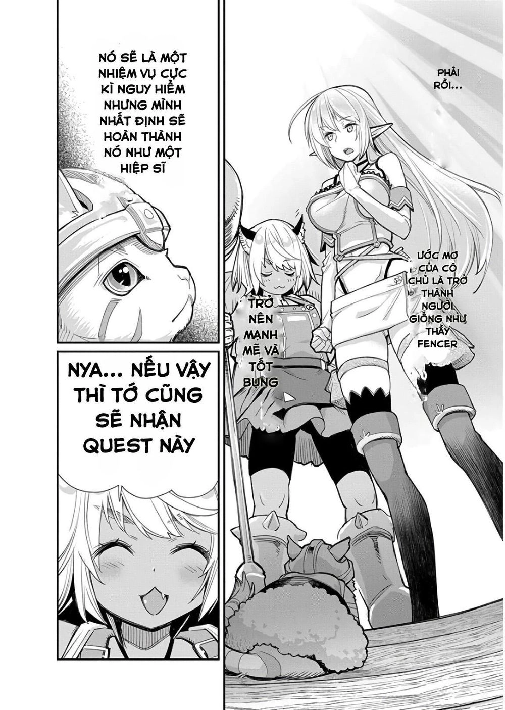 "Behemoth" Hạng S bị nhầm là mèo và trở thành hiệp sĩ (thú cưng) của nàng Elf Chapter 9 - 23