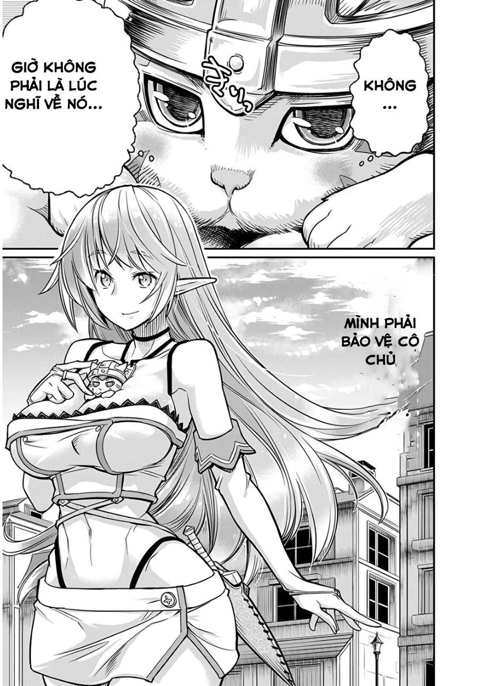 "Behemoth" Hạng S bị nhầm là mèo và trở thành hiệp sĩ (thú cưng) của nàng Elf Chapter 10 - 13