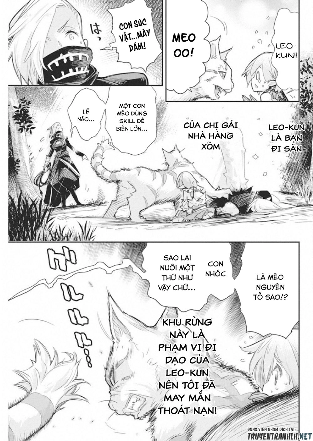 "Behemoth" Hạng S bị nhầm là mèo và trở thành hiệp sĩ (thú cưng) của nàng Elf Chapter 16 - 21