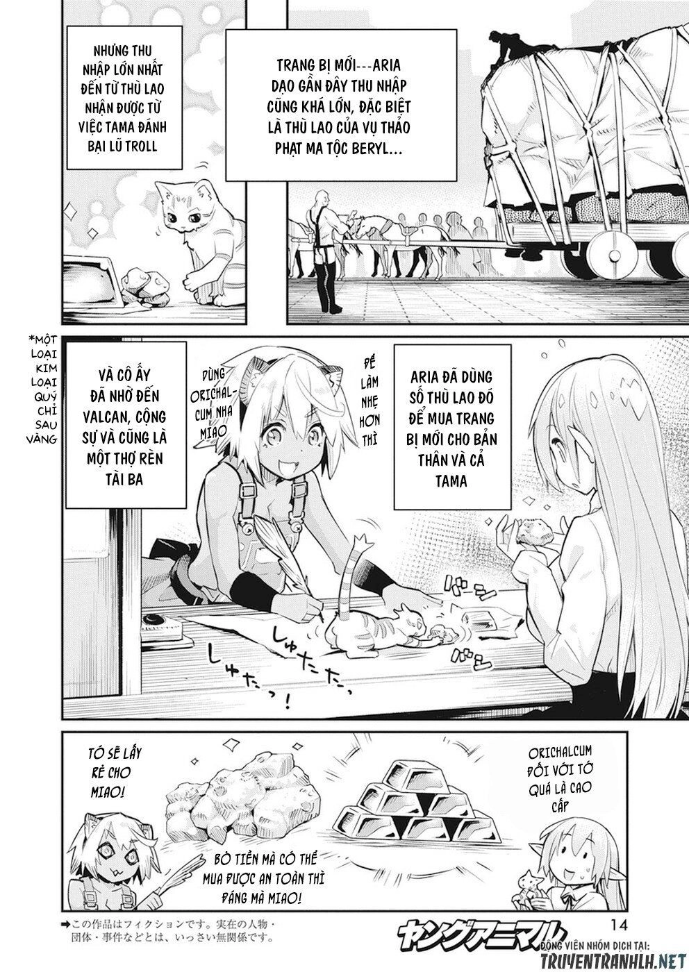 "Behemoth" Hạng S bị nhầm là mèo và trở thành hiệp sĩ (thú cưng) của nàng Elf Chapter 20 - 4