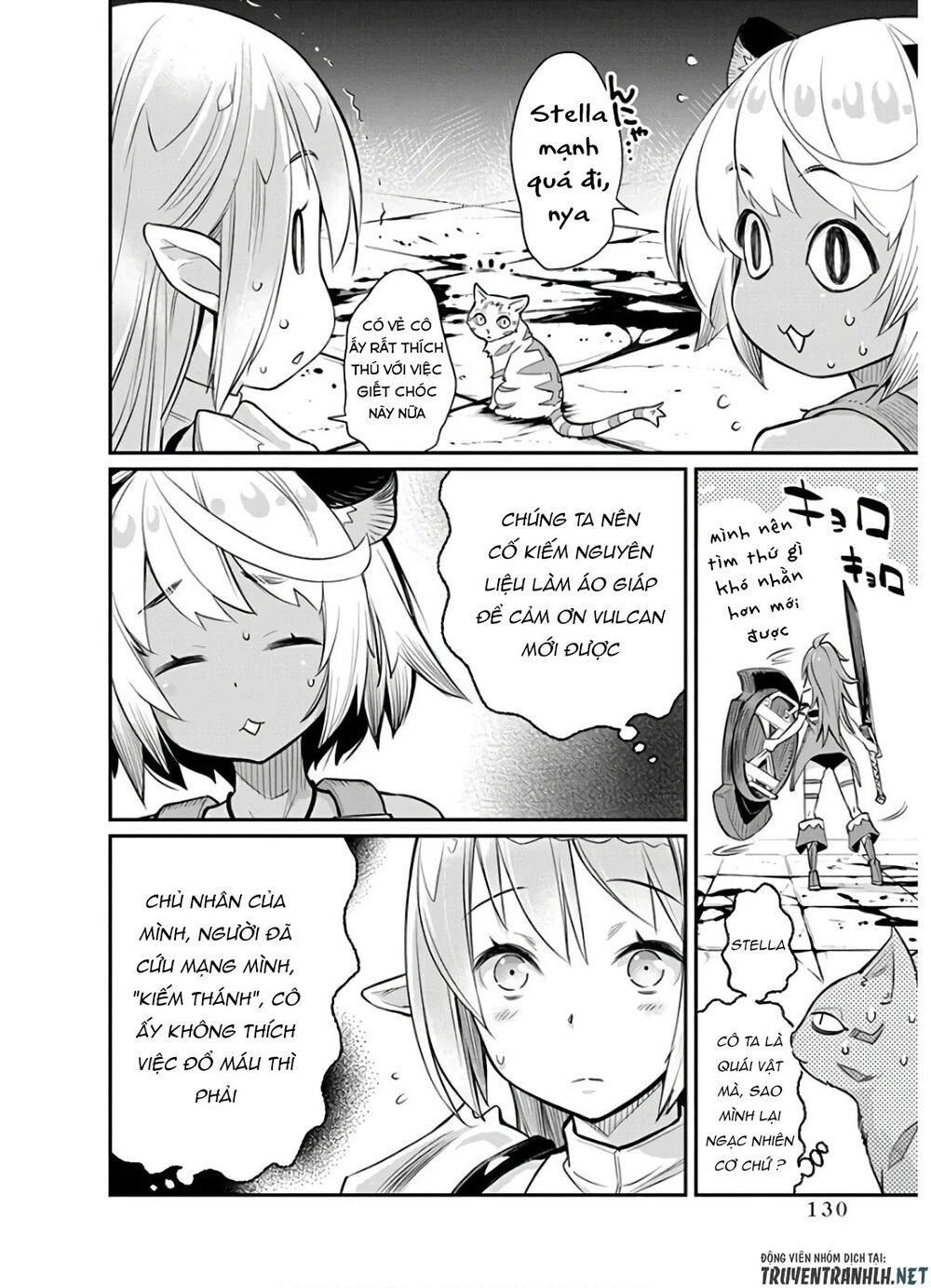 "Behemoth" Hạng S bị nhầm là mèo và trở thành hiệp sĩ (thú cưng) của nàng Elf Chapter 24 - 4