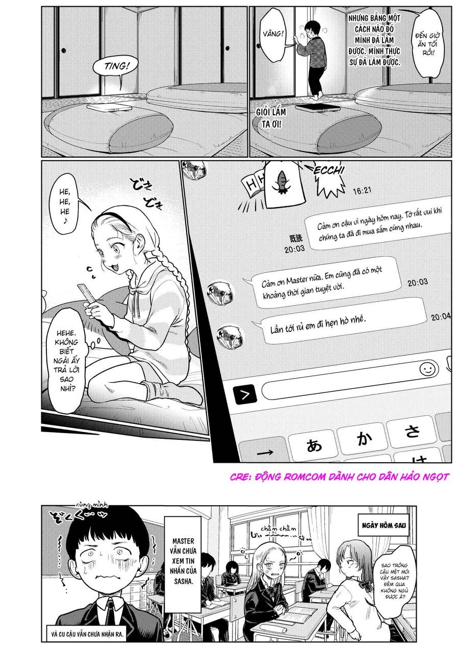 Bé Sơ Trung Sasha Và Thằng Bạn Otaku Cùng Lớp Chapter 13 - 4