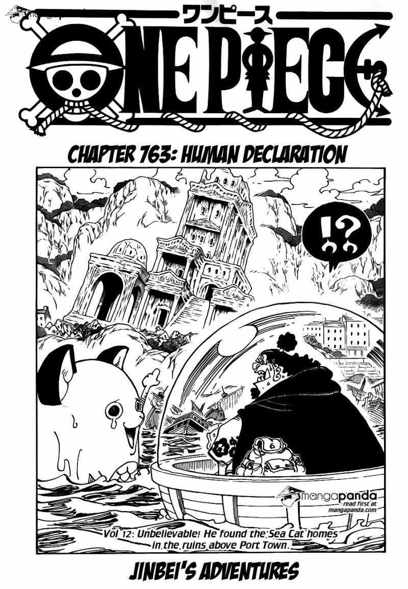 One Piece Chapter 763 - 1