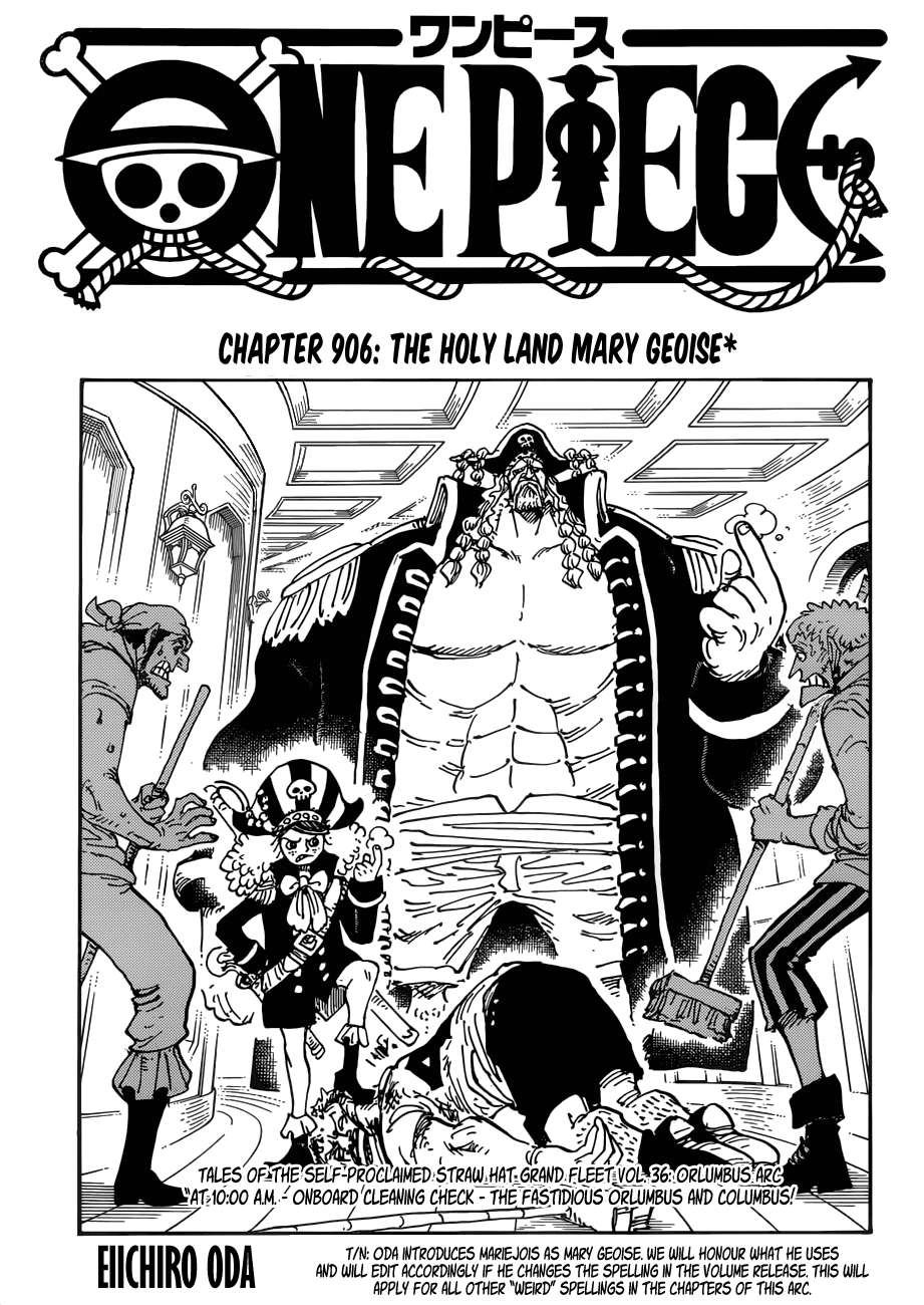 One Piece Chapter 906 - 1