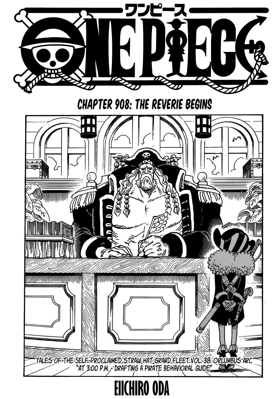 One Piece Chapter 908 - 1
