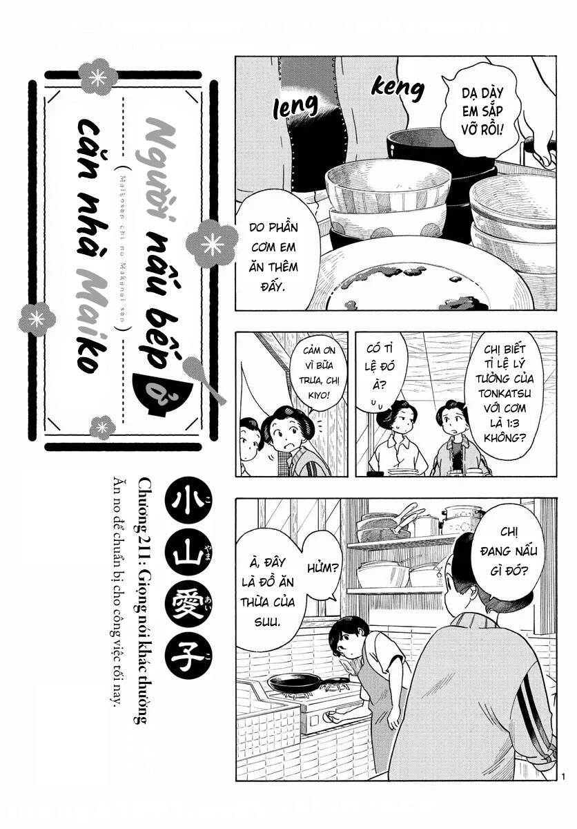 Maiko-San Chi No Makanai-San Chapter 211 - 1