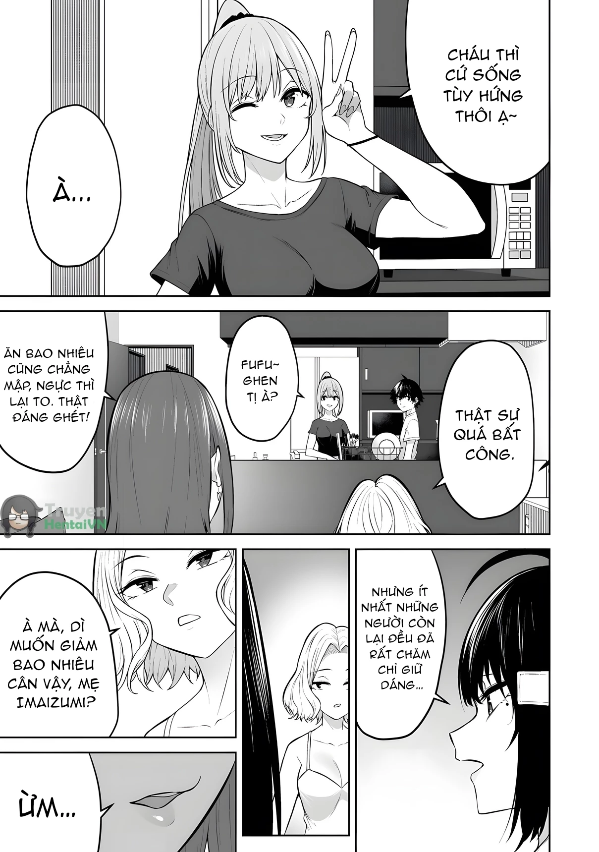 Imaizumi Đưa Cả Bầy Gyaru Về Nhà Mình Chapter 39 - 9