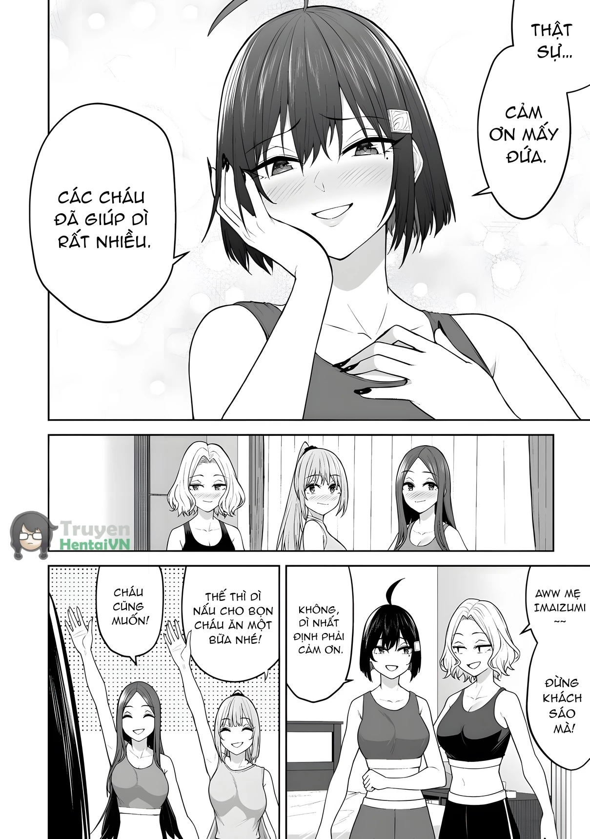 Imaizumi Đưa Cả Bầy Gyaru Về Nhà Mình Chapter 39 - 22