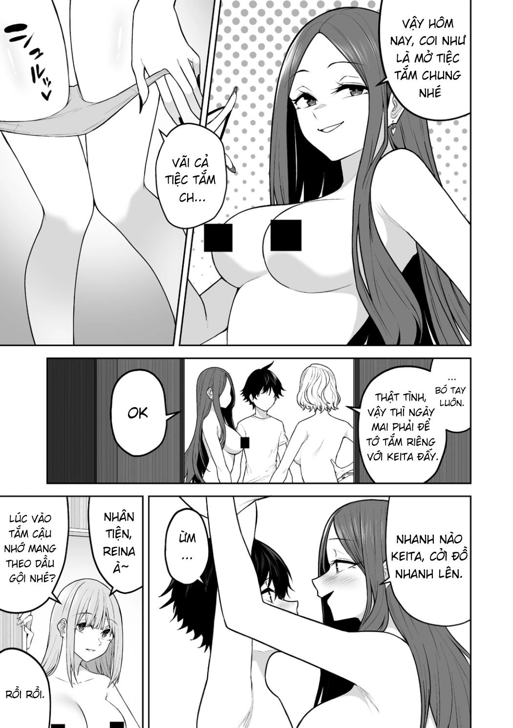Imaizumi Đưa Cả Bầy Gyaru Về Nhà Mình Chapter 45 - 9