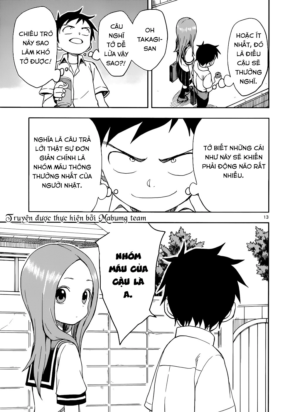 Nhất Quỷ Nhì Ma, Thứ Ba Takagi Chapter 90 - 14