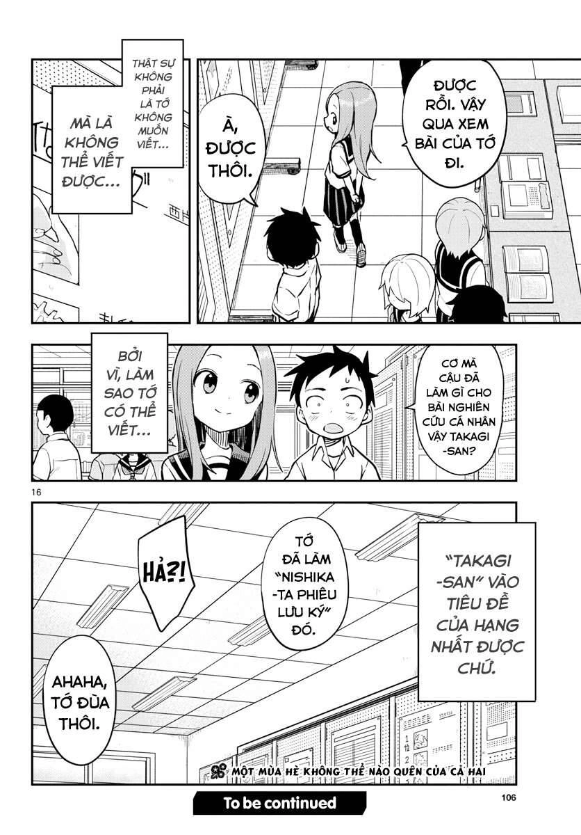 Nhất Quỷ Nhì Ma, Thứ Ba Takagi Chapter 158 - 16