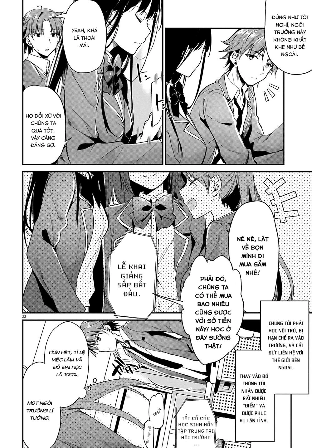 Chào Mừng Đến Với Lớp Học Thượng Đẳng Chapter 1 - 24