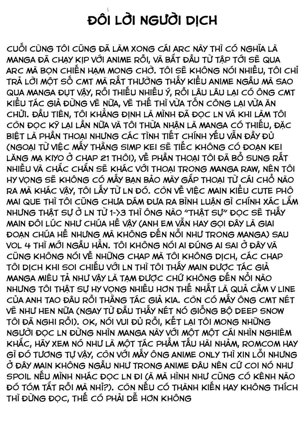 Chào Mừng Đến Với Lớp Học Thượng Đẳng Chapter 27 - 30