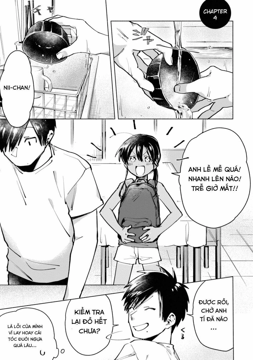 Inaka Ni Kaeru To Yakeni Jiben Ni Natsuita Kasshoku Ponytail Shota Ga Iru Chapter 4 - 1