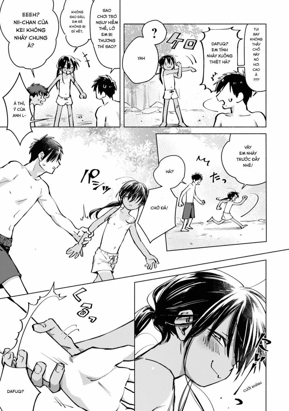 Inaka Ni Kaeru To Yakeni Jiben Ni Natsuita Kasshoku Ponytail Shota Ga Iru Chapter 5 - 3