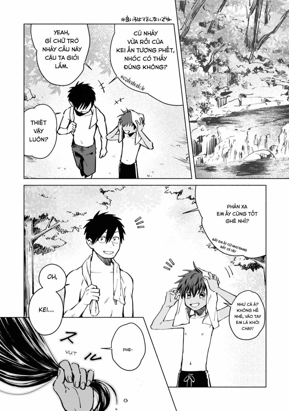 Inaka Ni Kaeru To Yakeni Jiben Ni Natsuita Kasshoku Ponytail Shota Ga Iru Chapter 6 - 1