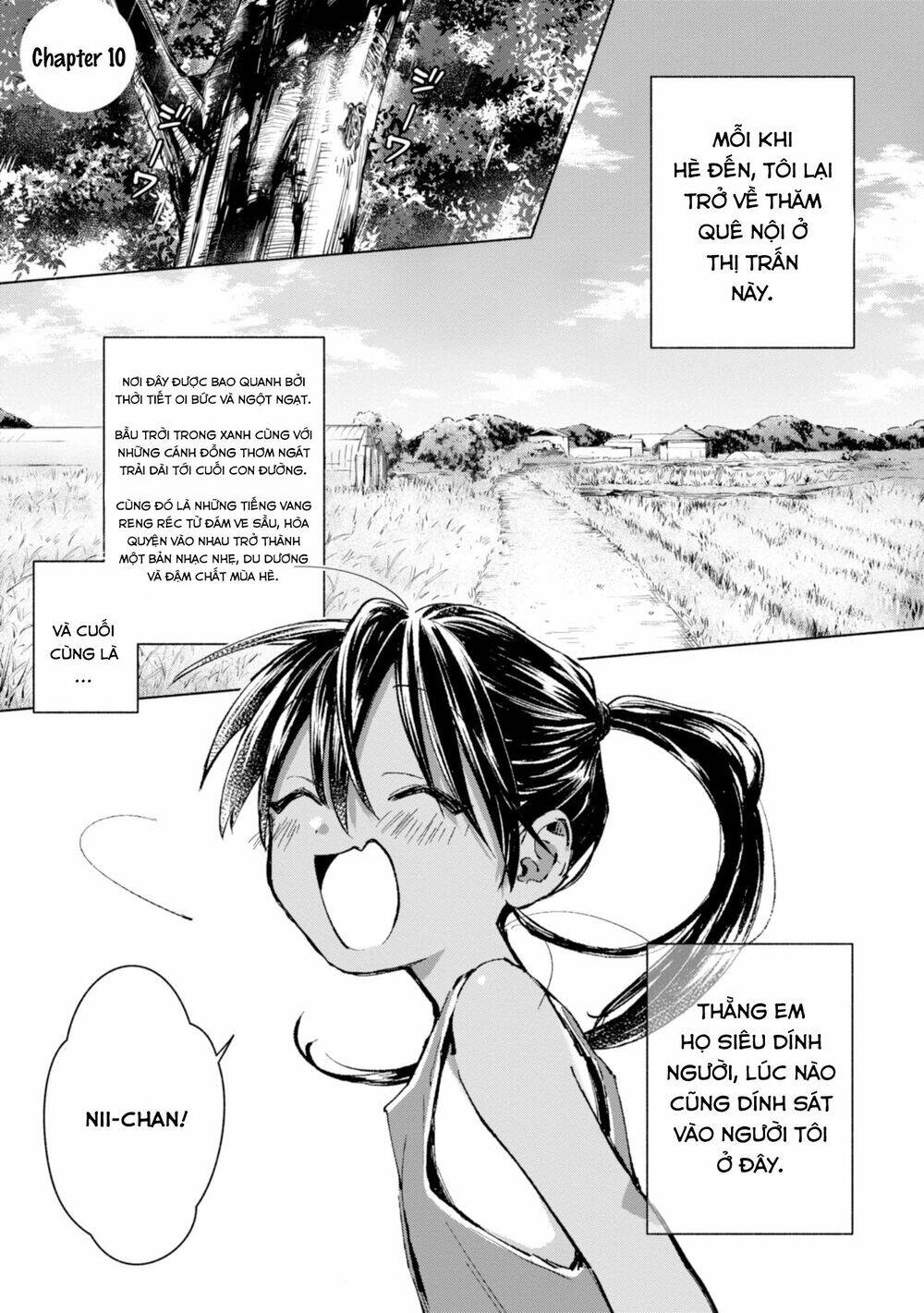 Inaka Ni Kaeru To Yakeni Jiben Ni Natsuita Kasshoku Ponytail Shota Ga Iru Chapter 10 - 1