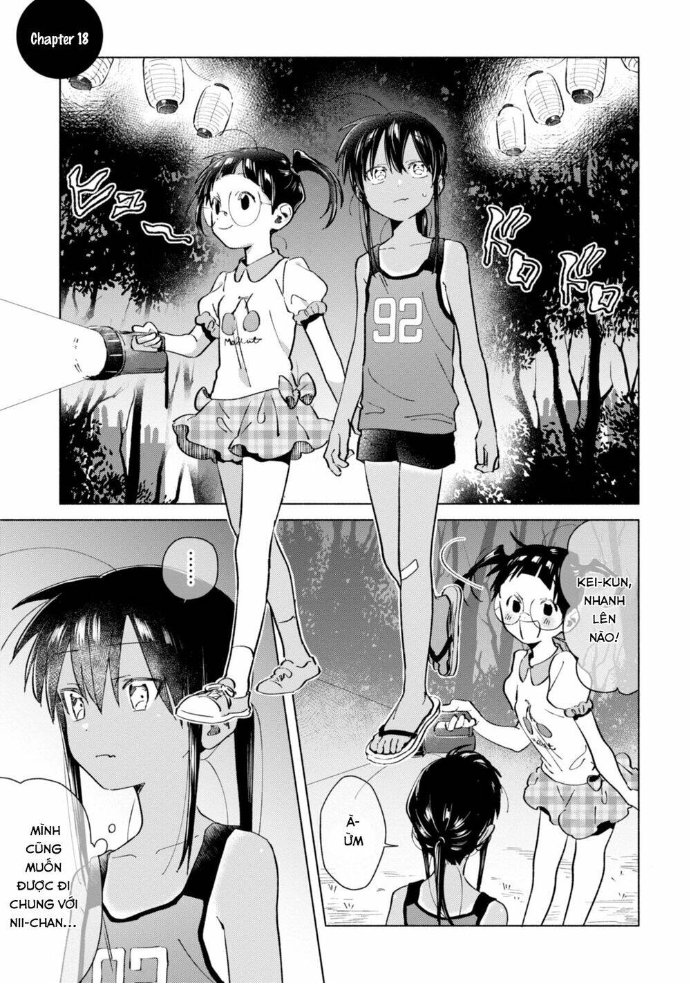 Inaka Ni Kaeru To Yakeni Jiben Ni Natsuita Kasshoku Ponytail Shota Ga Iru Chapter 18 - 1