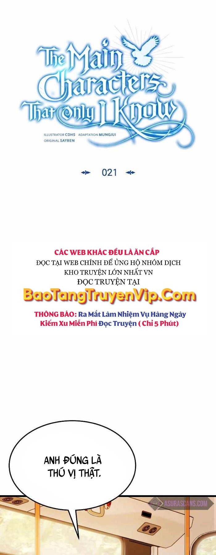 Những Nhân Vật Chính Mà Chỉ Tôi Biết Chapter 21 - 34