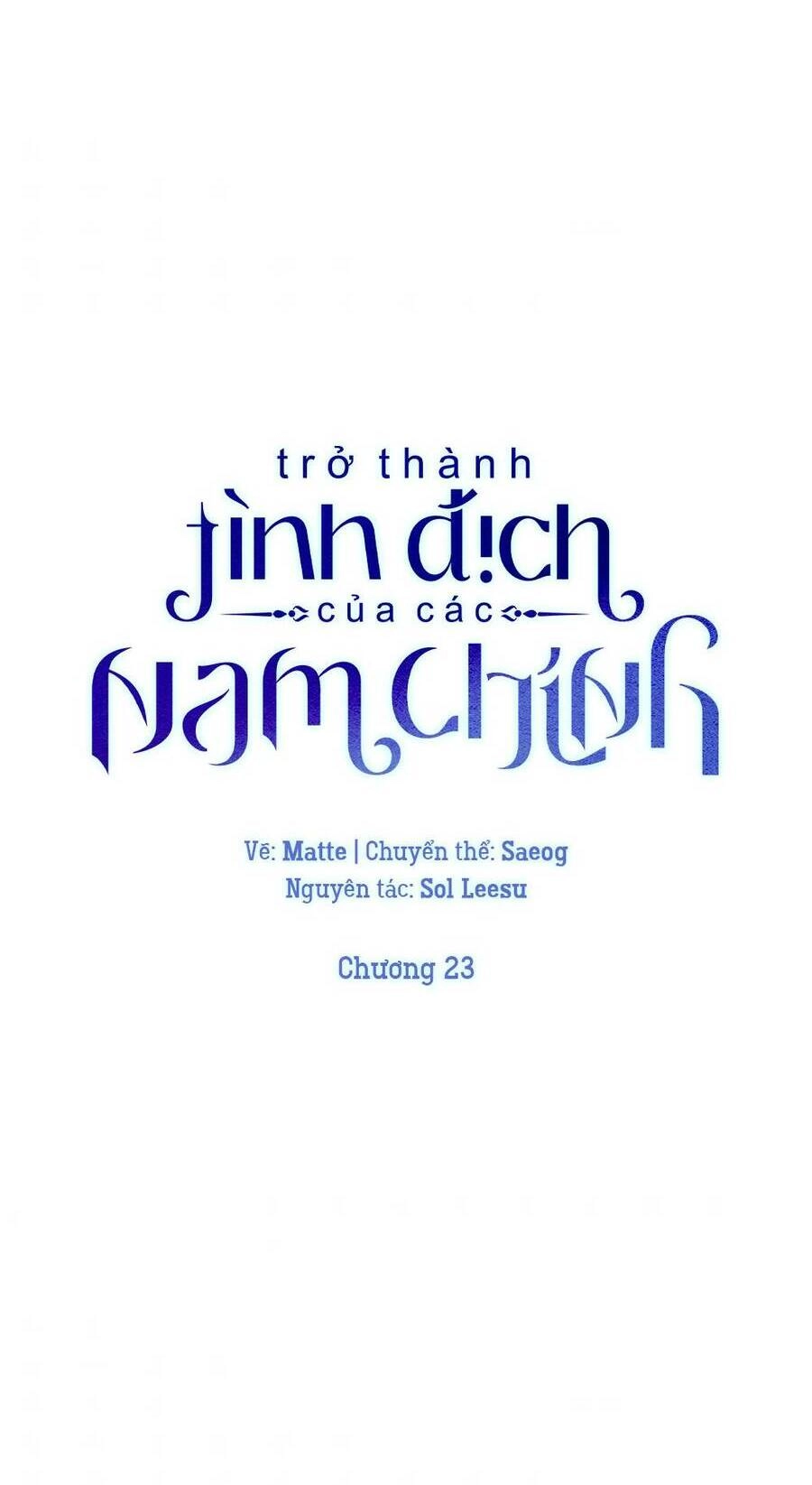 Trở Thành Tình Địch Của Các Nam Chính Chapter 23 - 24