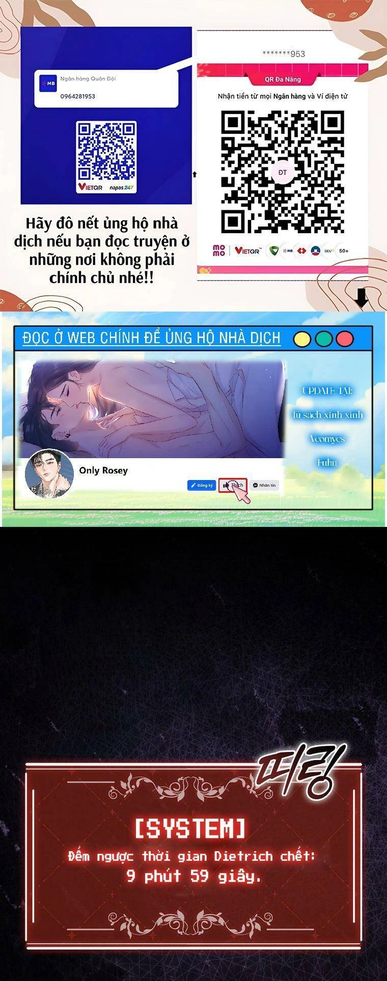 Bị Giam Cầm Với Nam Chính Trong Trò Chơi Kinh Dị Chapter 7 - 1