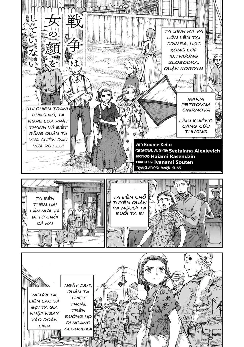 Chiến Tranh Không Có Một Khuôn Mặt Phụ Nữ Chapter 4 - 1