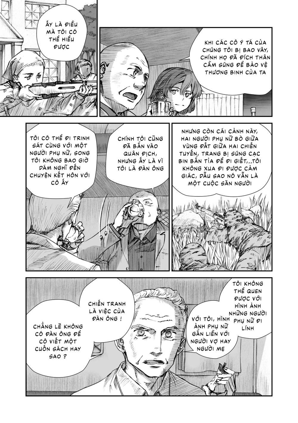 Chiến Tranh Không Có Một Khuôn Mặt Phụ Nữ Chapter 10 - 11