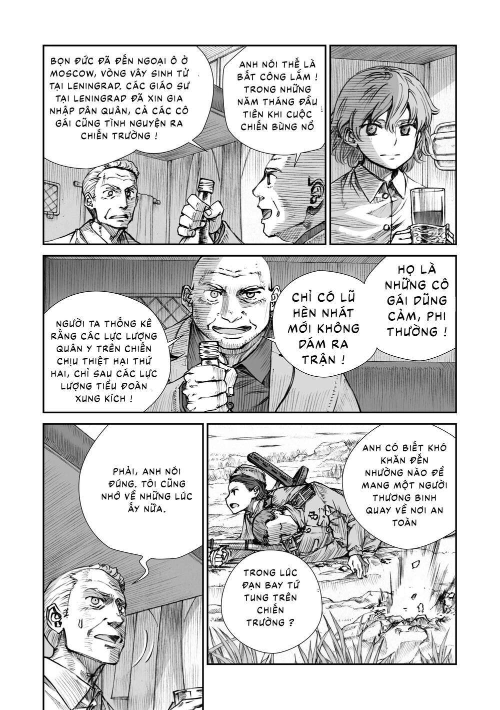 Chiến Tranh Không Có Một Khuôn Mặt Phụ Nữ Chapter 10 - 12