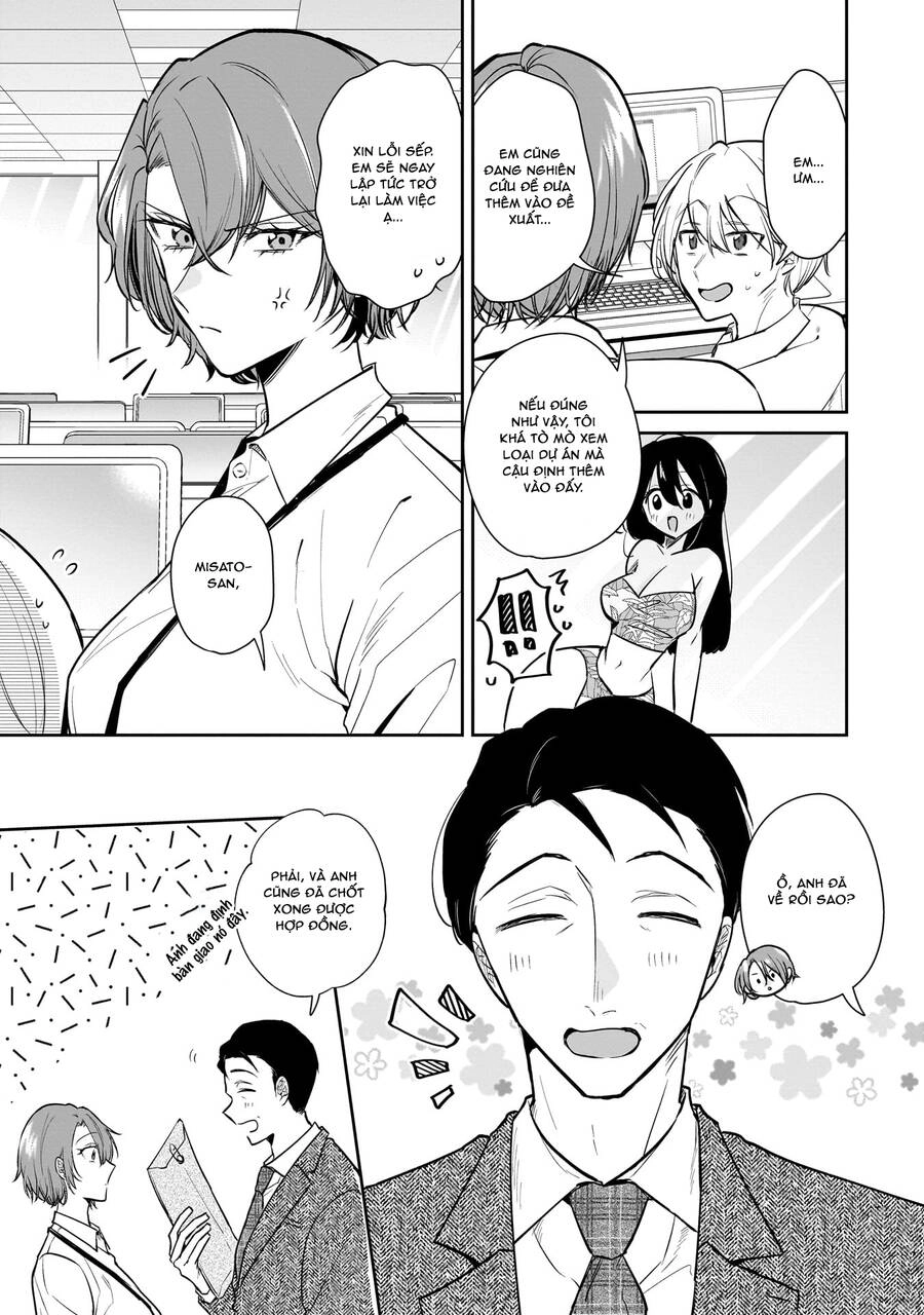 Misato Có Hơi Lạnh Lùng Với Người Sếp Của Cô Ấy Chapter 3 - 3