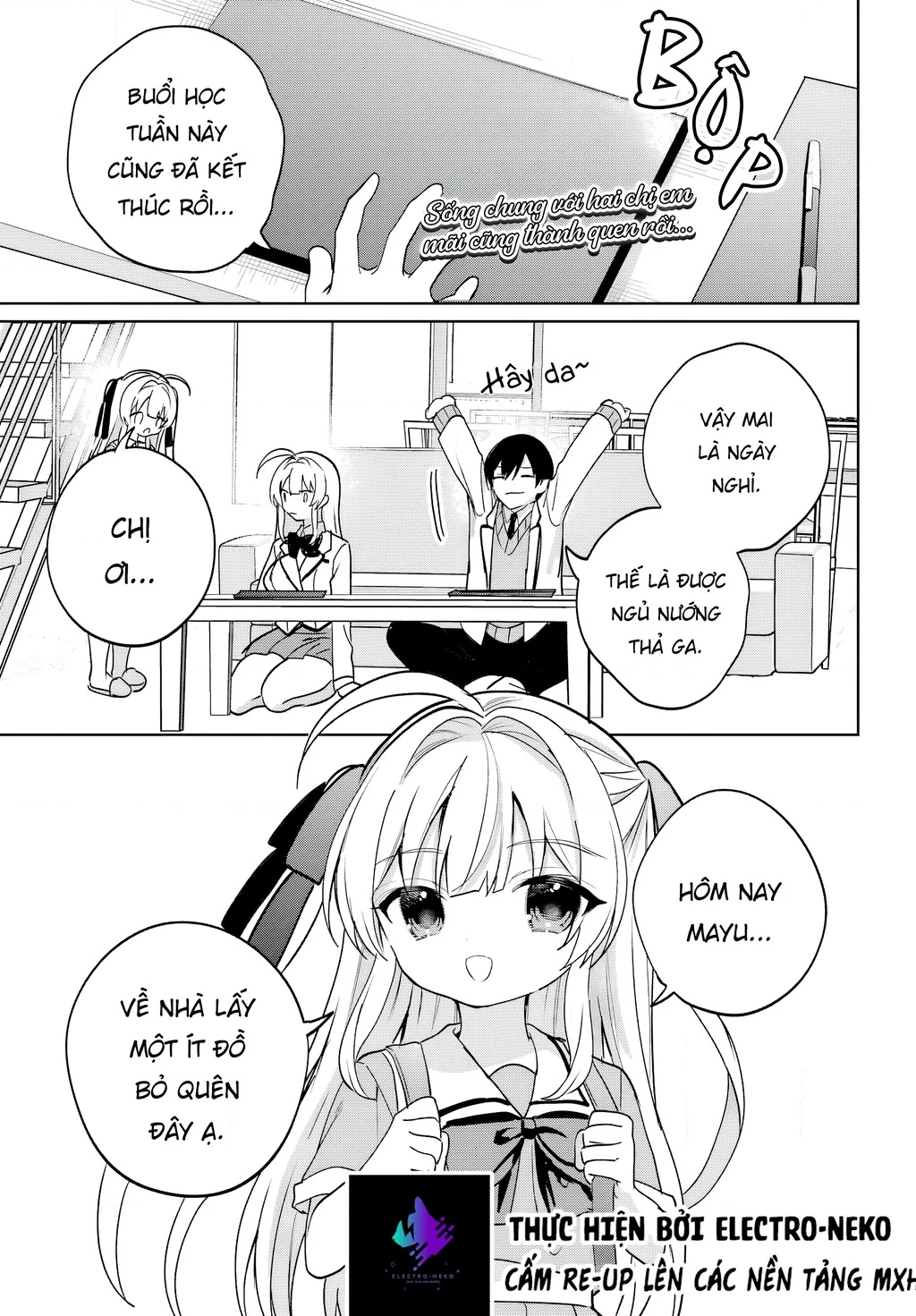 Tôi Sống Chung Với Cô Gái Đẹp Nhất Trường Trong Thời Buổi Học Online Chapter 18 - 2