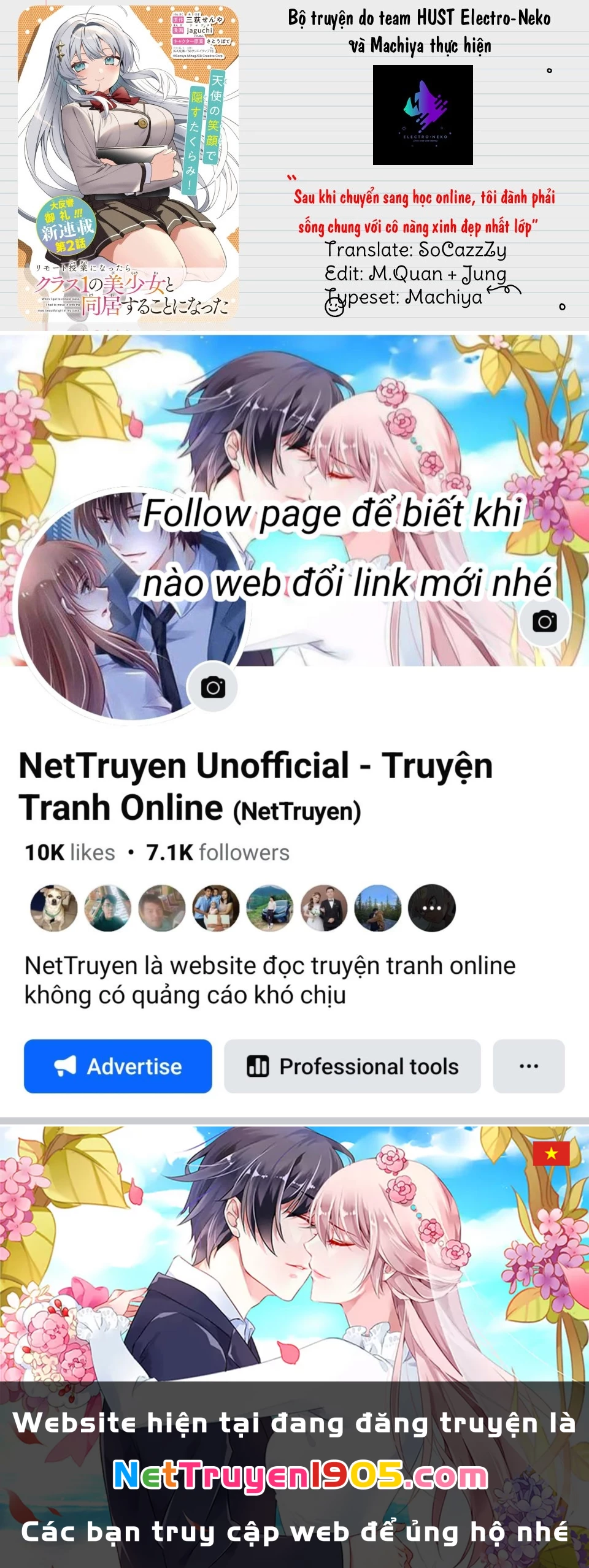 Tôi Sống Chung Với Cô Gái Đẹp Nhất Trường Trong Thời Buổi Học Online Chapter 18 - 34