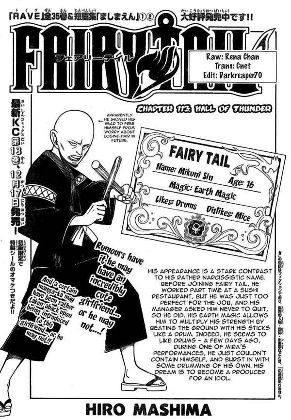 Fairy Tail Chapter 113 - 1